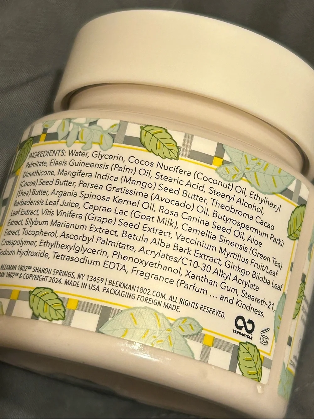 Beekman 1802 Glacial Mint & Eucalyptus Goat Milk Whipped Body Cream